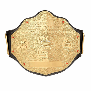 WWE WORLD HEAVYWEIGHT CHAMPIONSHIP CLASSIC BIG GOLD O2-14 - CINTURÓN DE LUCHA LIBRE