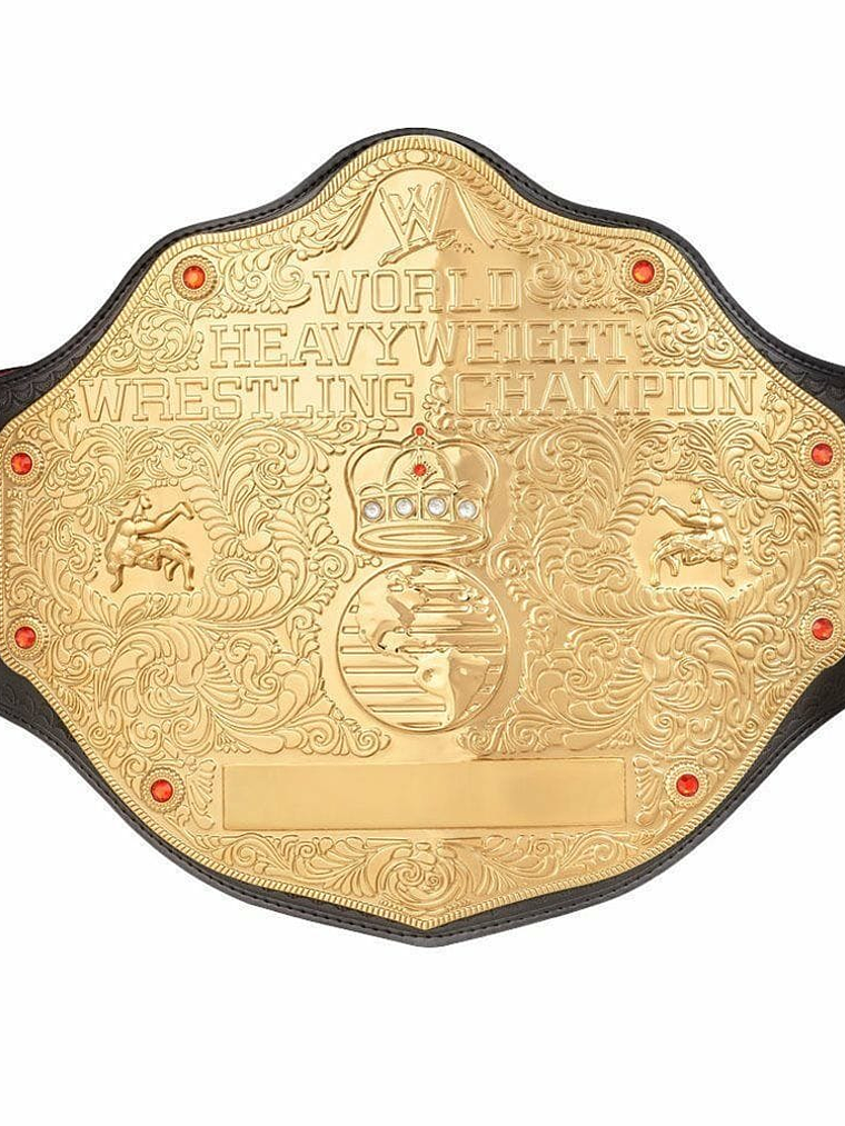 WWE WORLD HEAVYWEIGHT CHAMPIONSHIP CLASSIC BIG GOLD O2-14 - CINTURÓN DE LUCHA LIBRE 1