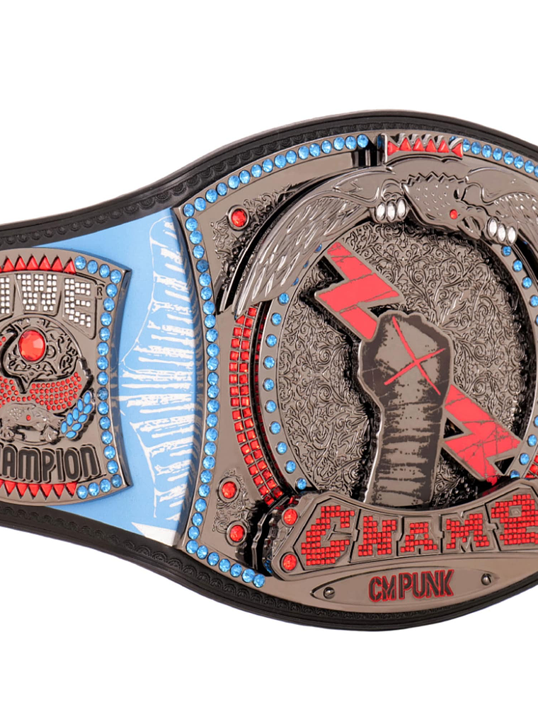 WWE CM PUNK 434-DAY RECORD CHAMPIONSHIP - CINTURÓN DE LUCHA LIBRE  2