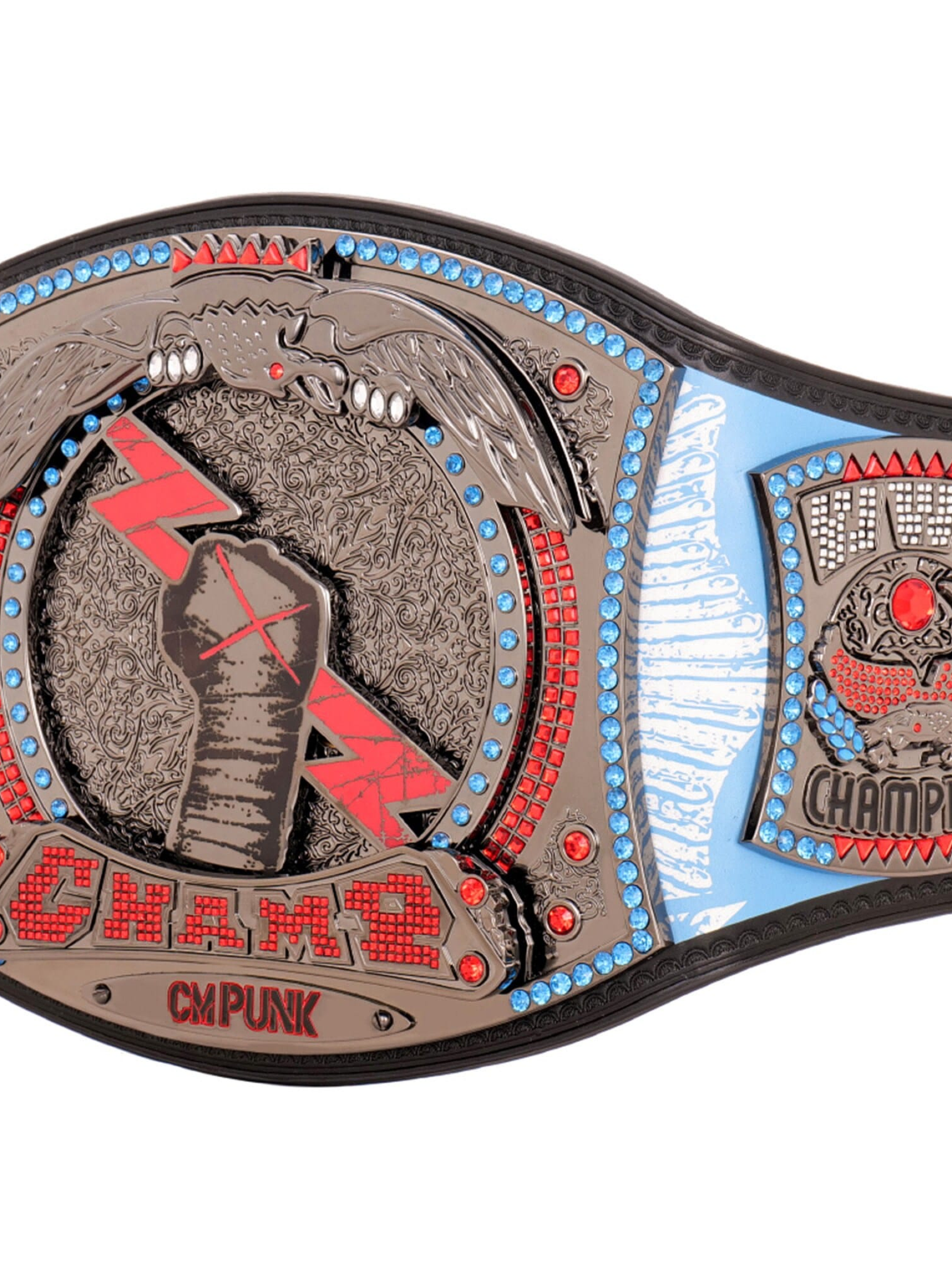 WWE CM PUNK 434-DAY RECORD CHAMPIONSHIP - CINTURÓN DE LUCHA LIBRE  3