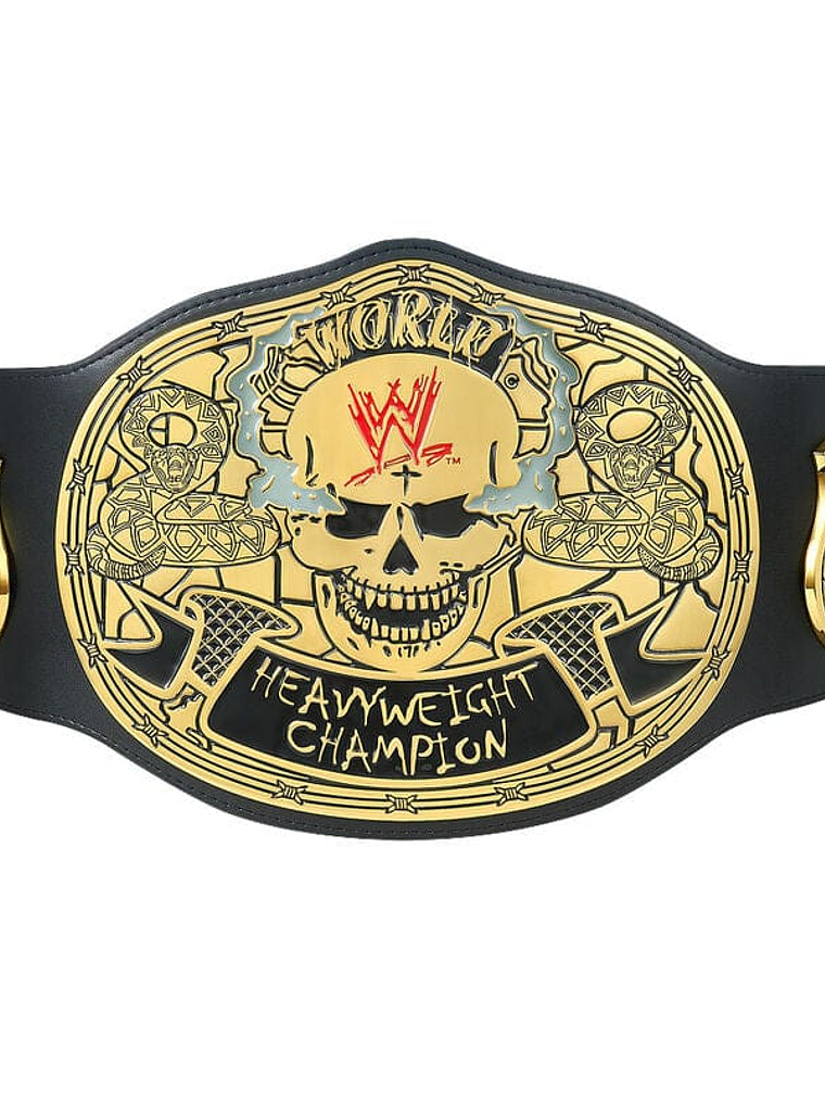 WWE STONE COLD STEVE AUSTIN SMOKING SKULL CHAMPIONSHIP - CINTURÓN DE LUCHA LIBRE 1