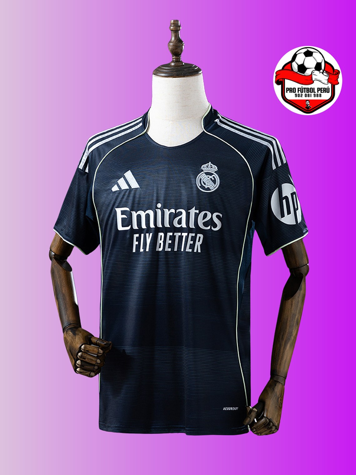 Camiseta del Real Madrid visitante 25/26 versión fan 1