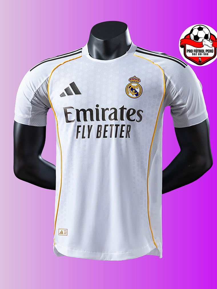 Camiseta del Real Madrid local 25/26 versión jugador 1