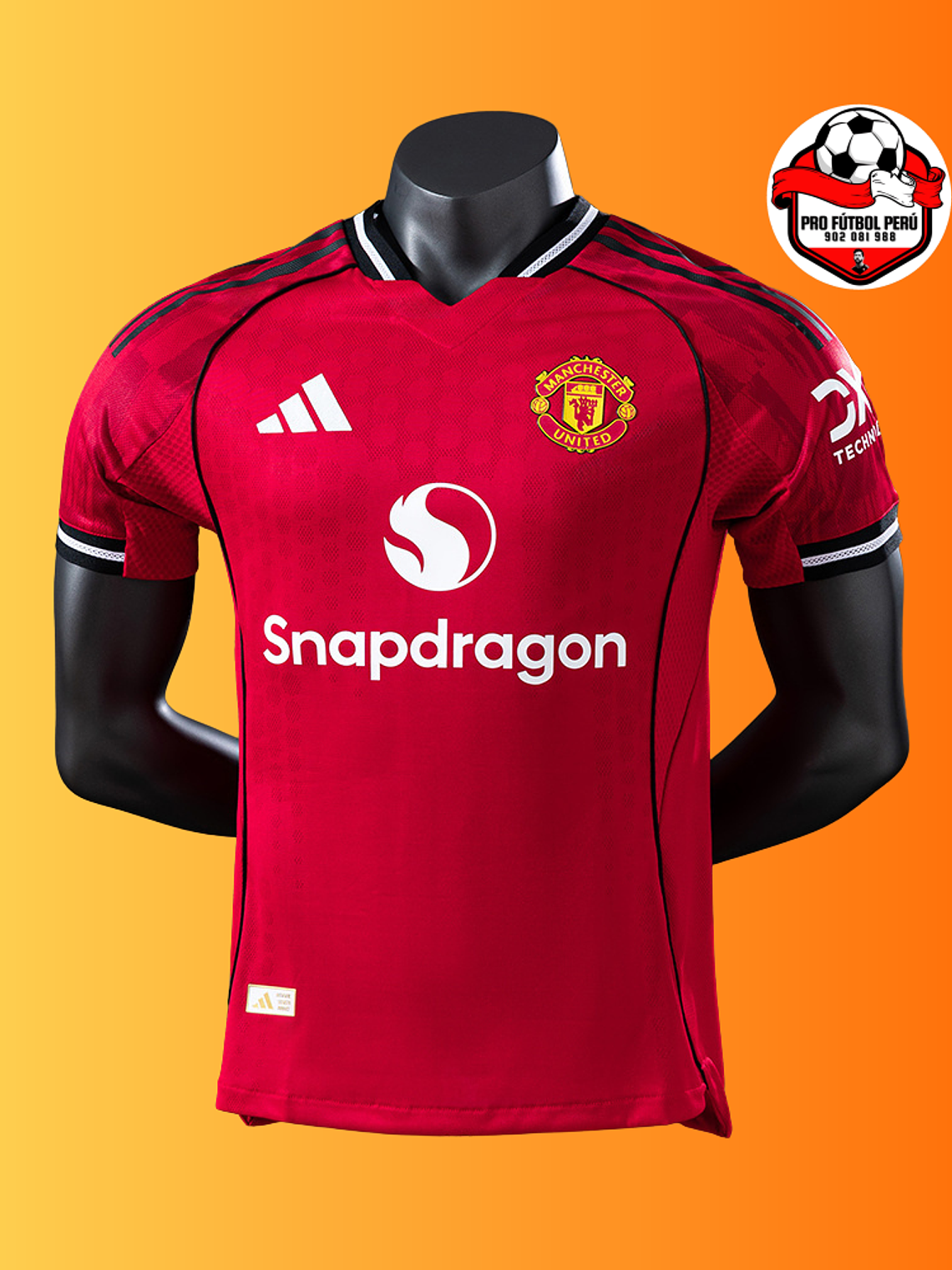 Camiseta titular del Manchester United 25/26 versión jugador 1