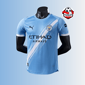 Camiseta local del Manchester City 25/26 versión jugador