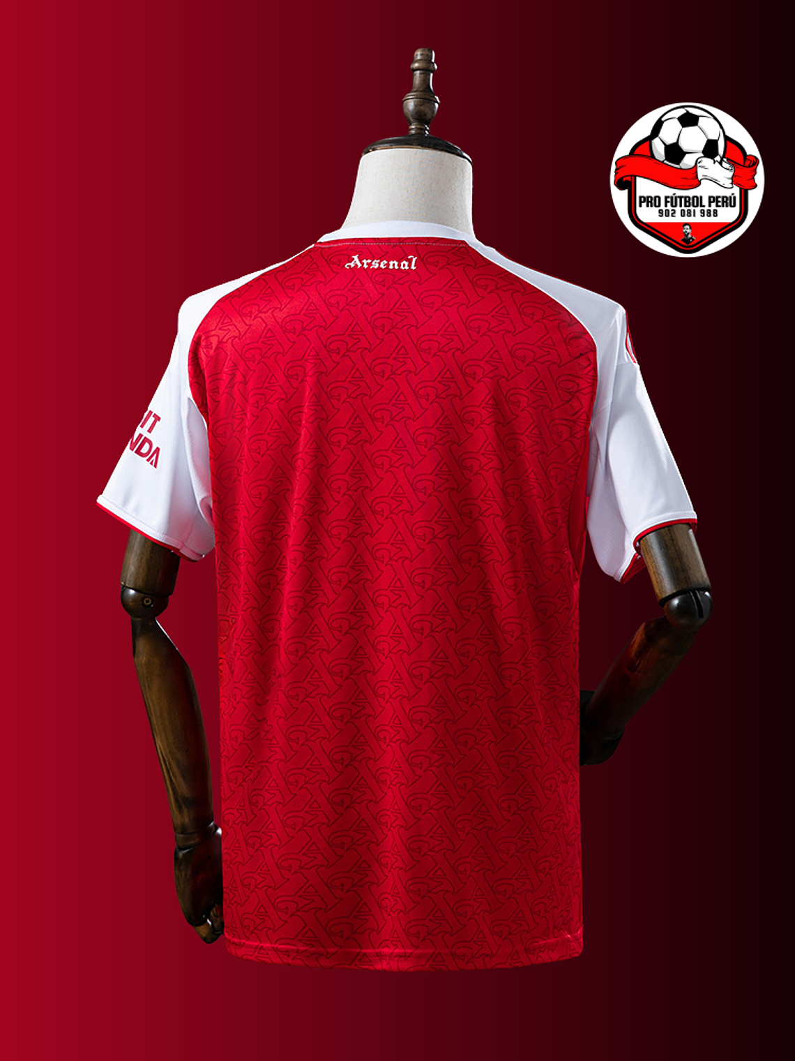 Camiseta local del Arsenal 25/26 versión fan 2