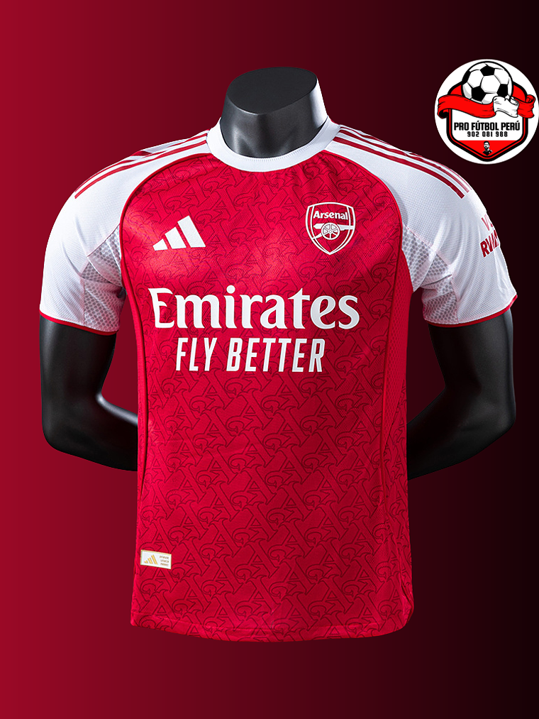 Camiseta local del Arsenal 25/26 versión jugador 1