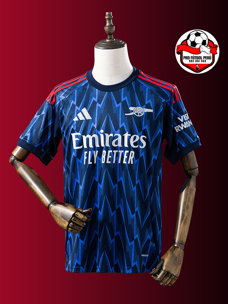 Camiseta visitante del Arsenal 25/26 versión fan 1