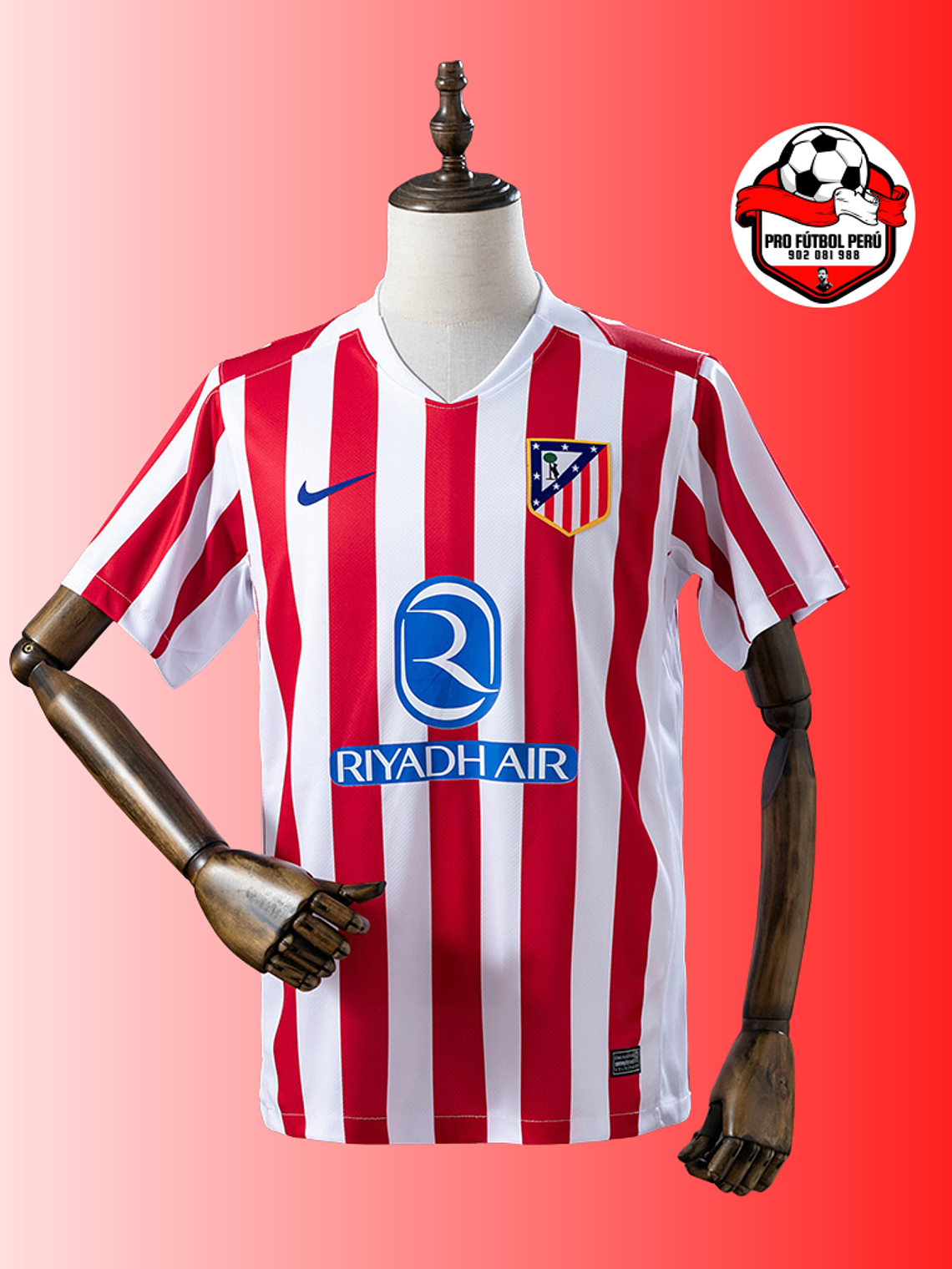 Camiseta local del Atlético de Madrid 25/26 versión fan 1