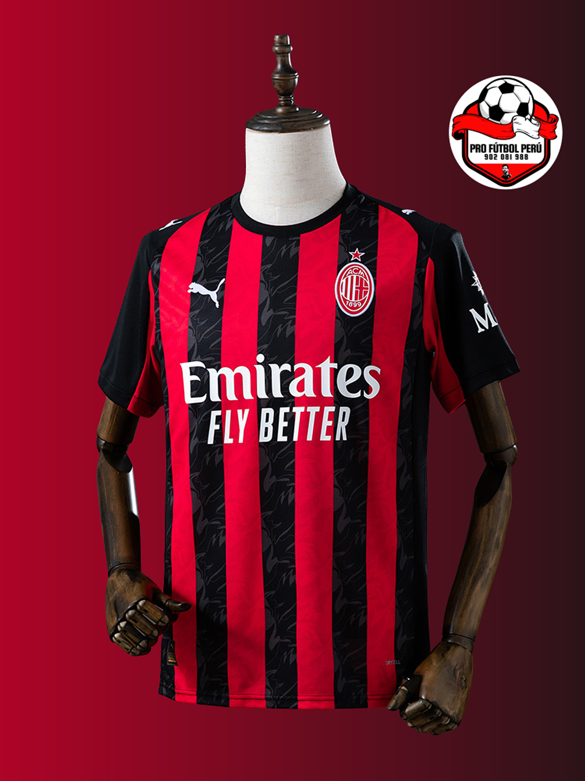 Camiseta local del AC Milán 25/26 versión fan 1