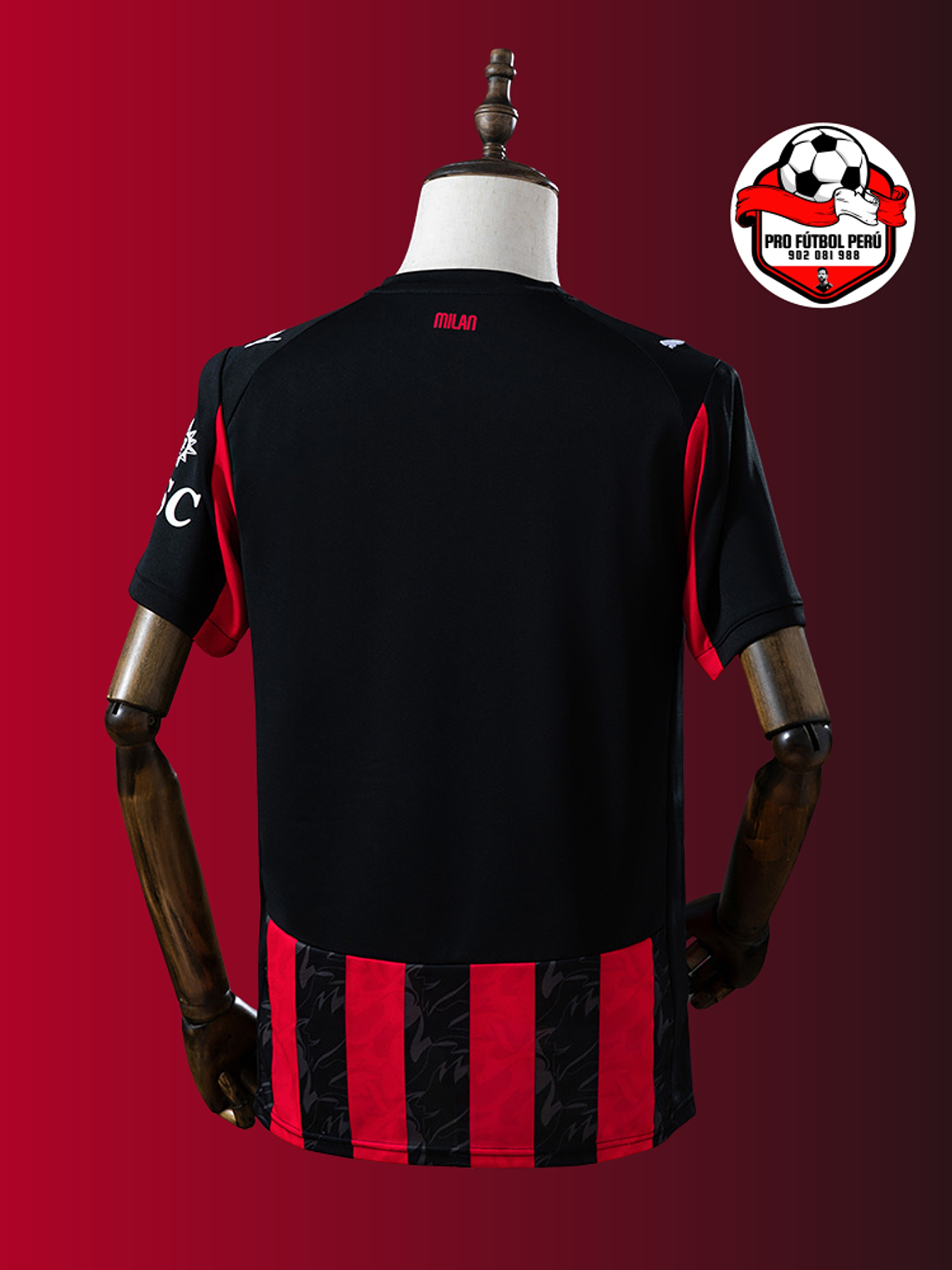 Camiseta local del AC Milán 25/26 versión fan 2