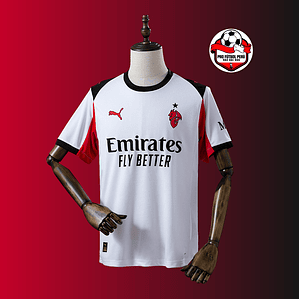 Camiseta visitamte del AC Milán 25/26 versión fan