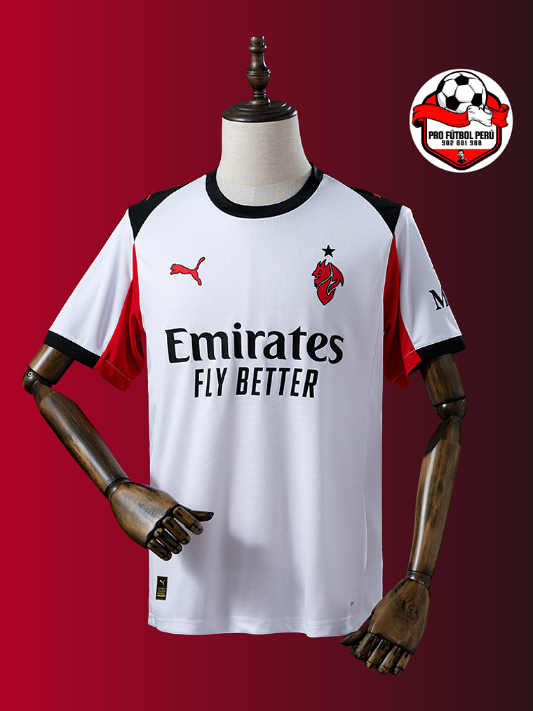 Camiseta visitamte del AC Milán 25/26 versión fan 1