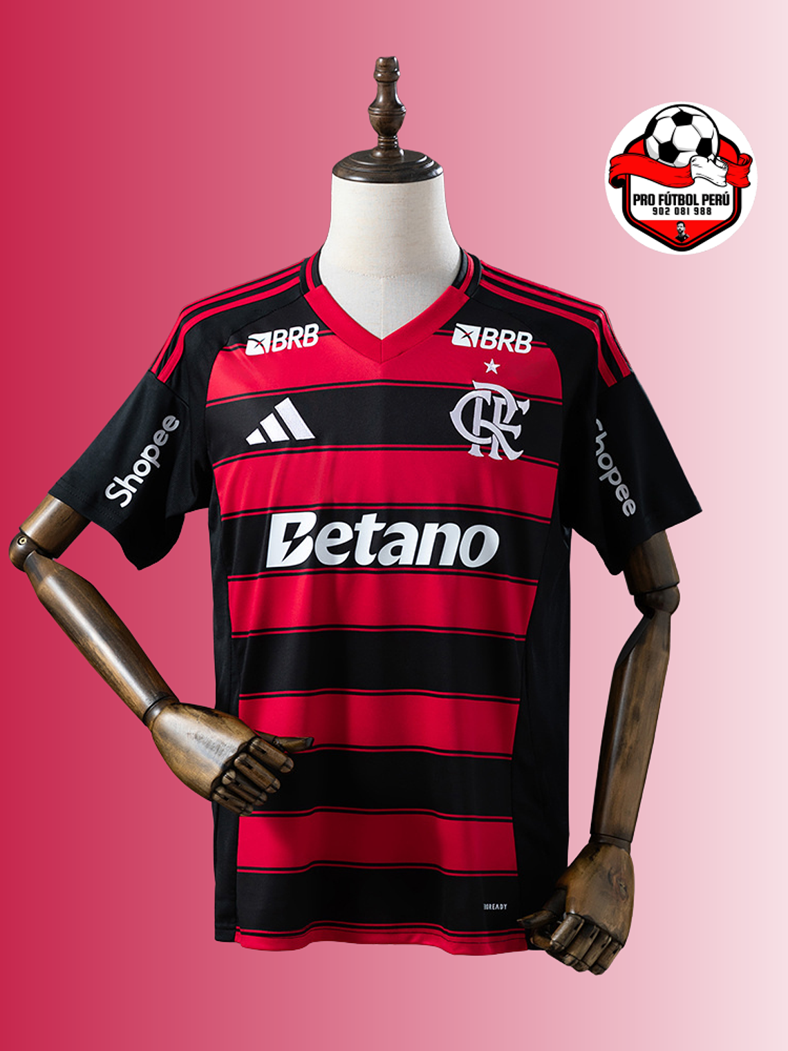 Camiseta local del Flamengo 2026 versión fan 1