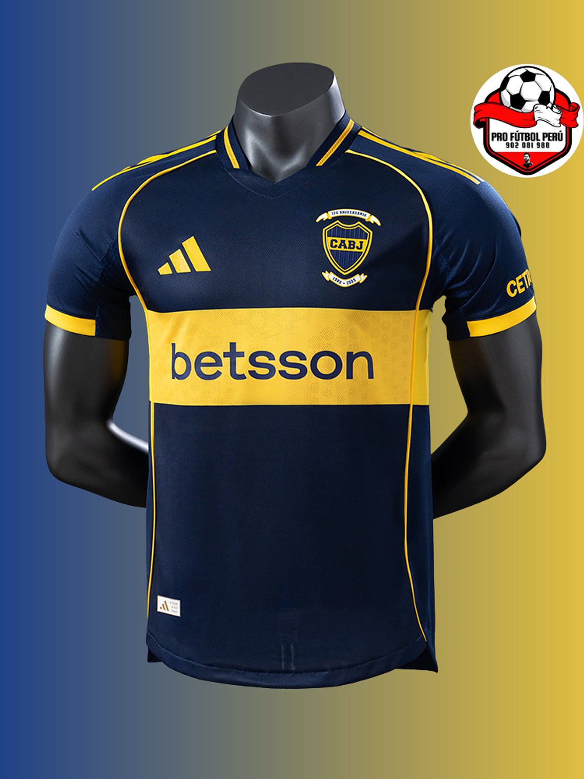 Camiseta local de Boca Juniors 2026 versión jugador 1