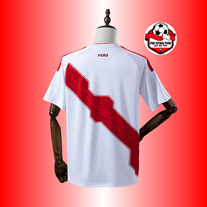 Camiseta local de Perú 2026 versión fan