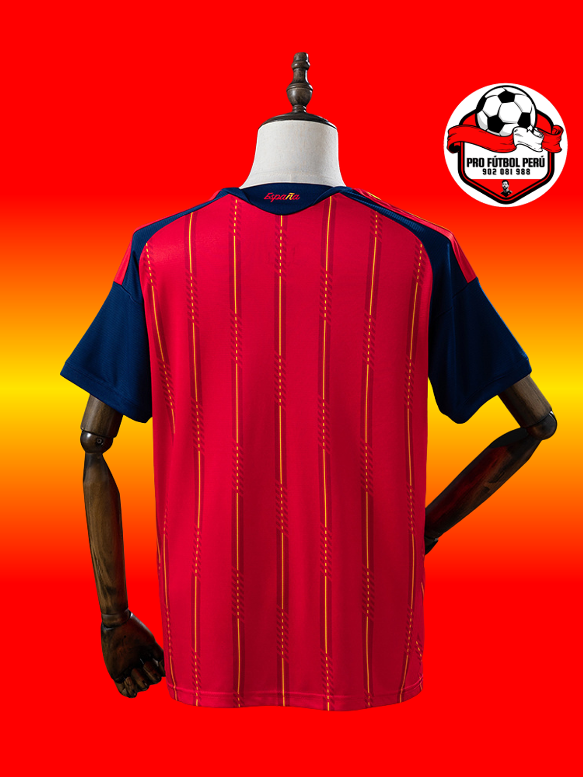 Camiseta local de España 2026 versión fan 2