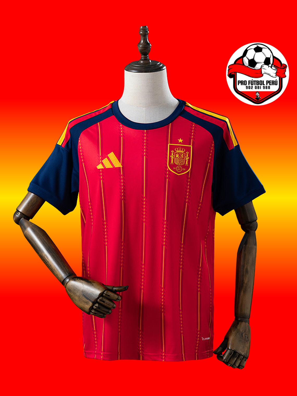 Camiseta local de España 2026 versión fan 1