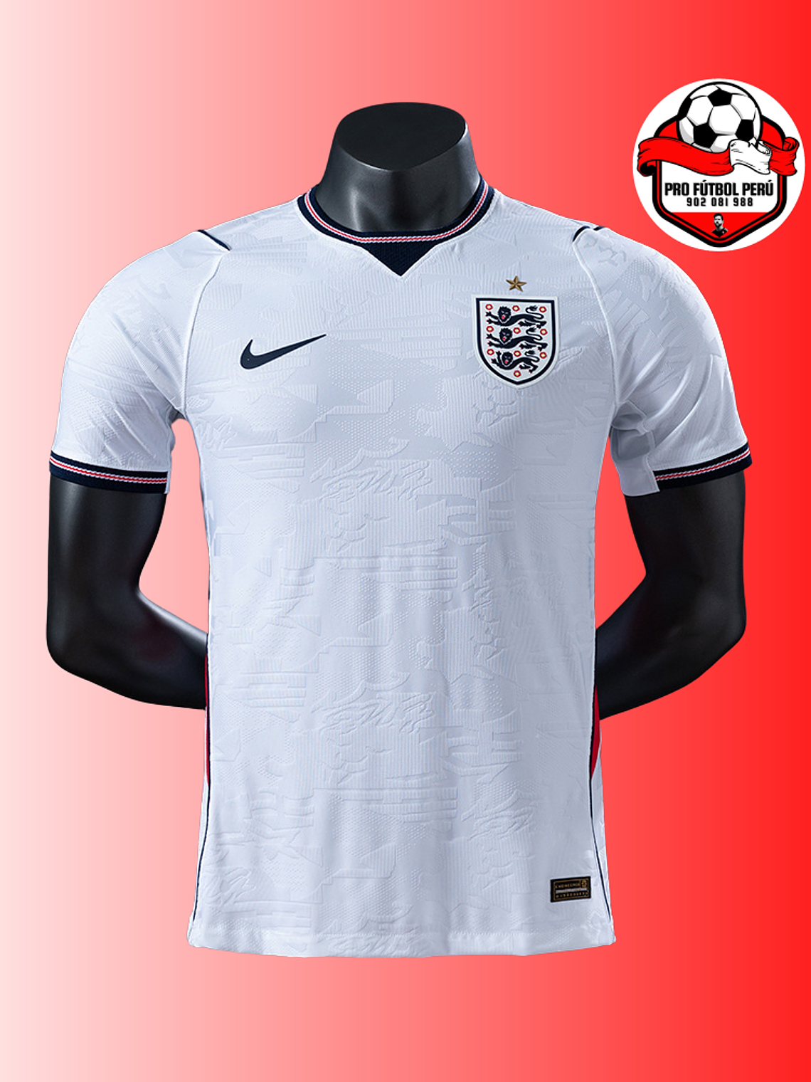 Camiseta local de Inglaterra 2026 versión jugador 1