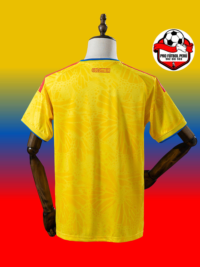 Camiseta local de Colombia 2026 versión fan 2
