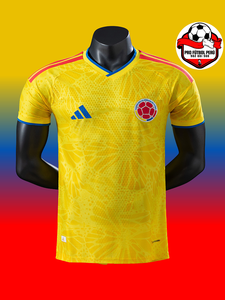Camiseta local de Colombia 2026 versión jugador 1