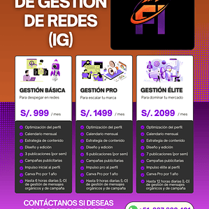 GESTIÓN DE REDES (INSTAGRAM)