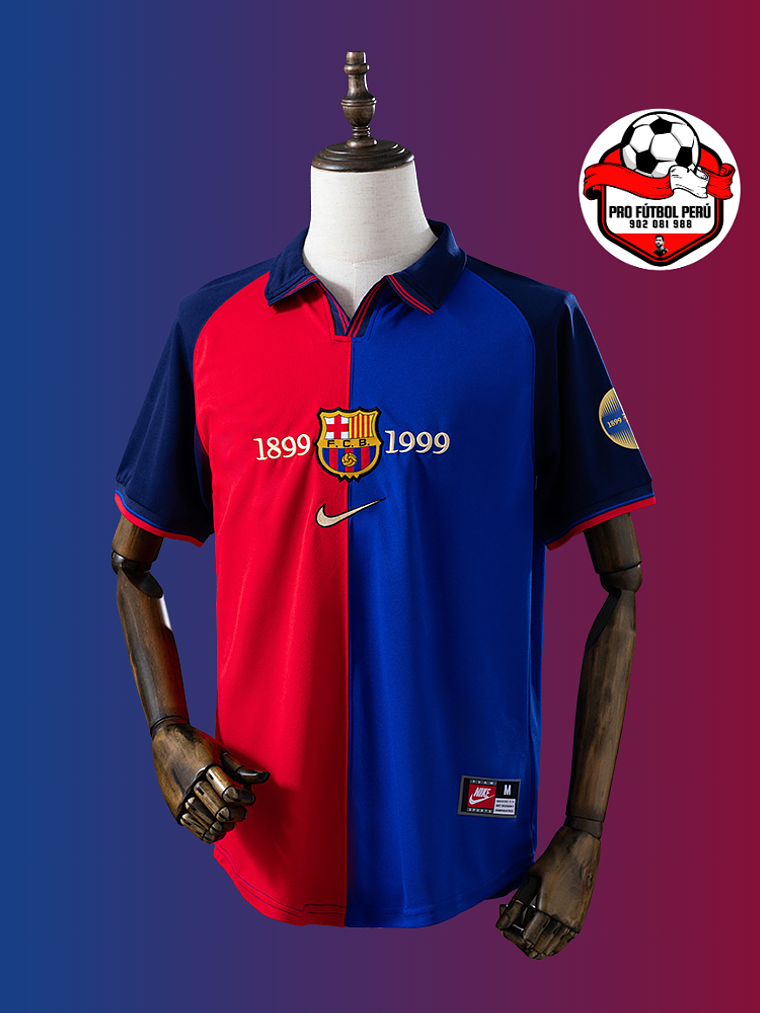 Camiseta local del Barcelona 1999 aniversario 100 1