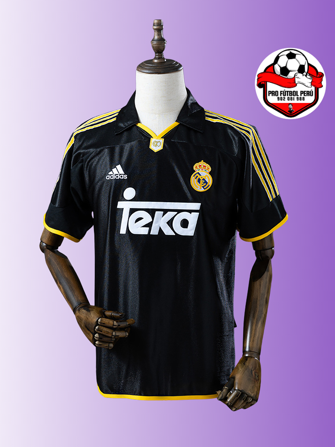 Camiseta visitante del Real Madrid 1999 1