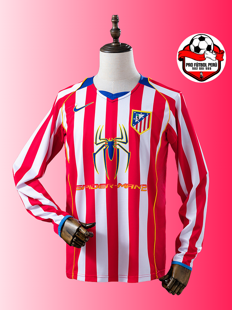 Camiseta local del Atlético de Madrid x Spiderman 2005 1
