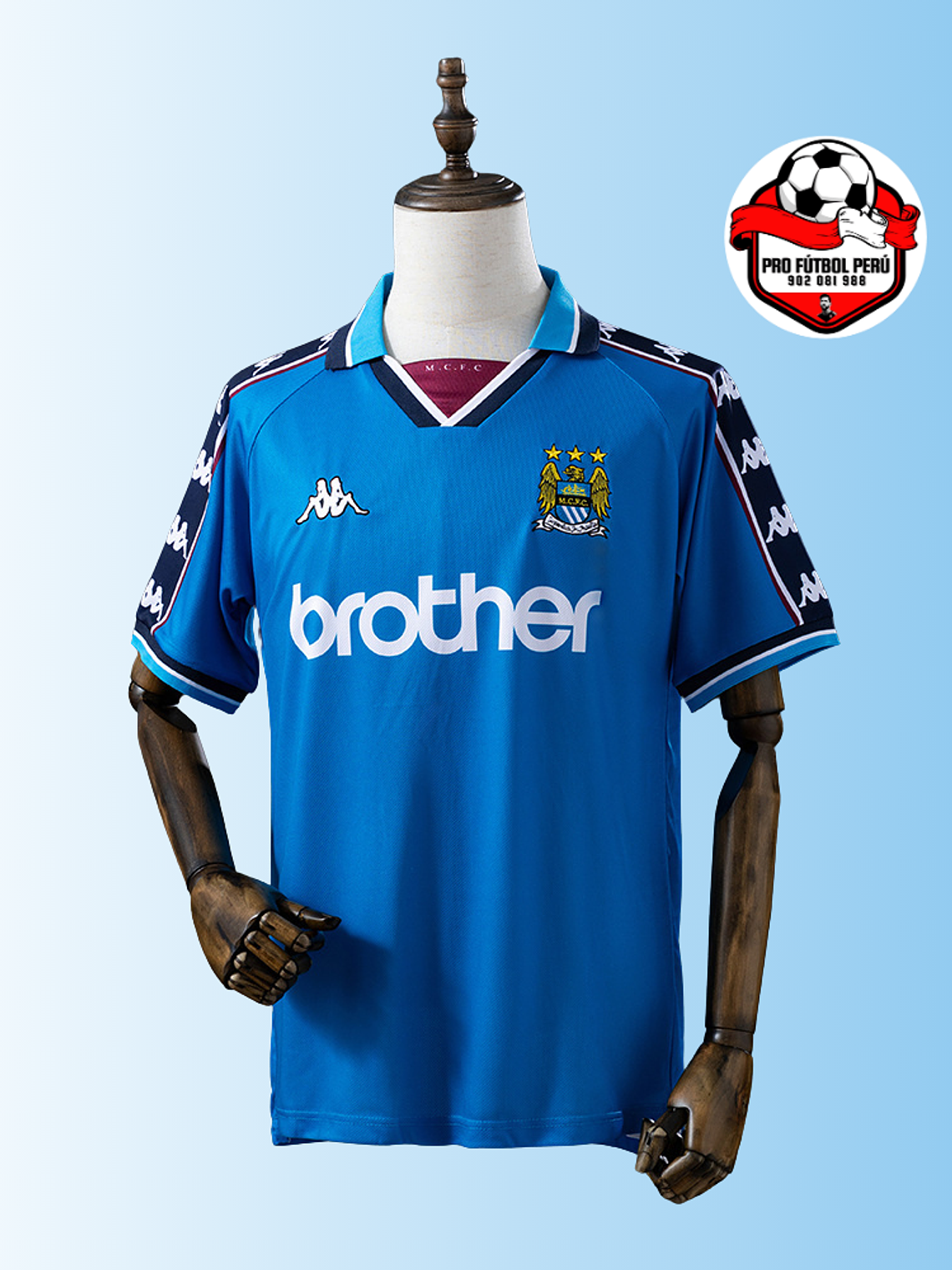 Camiseta local del Manchester City 1999 1