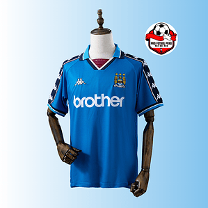 Camiseta local del Manchester City 1999