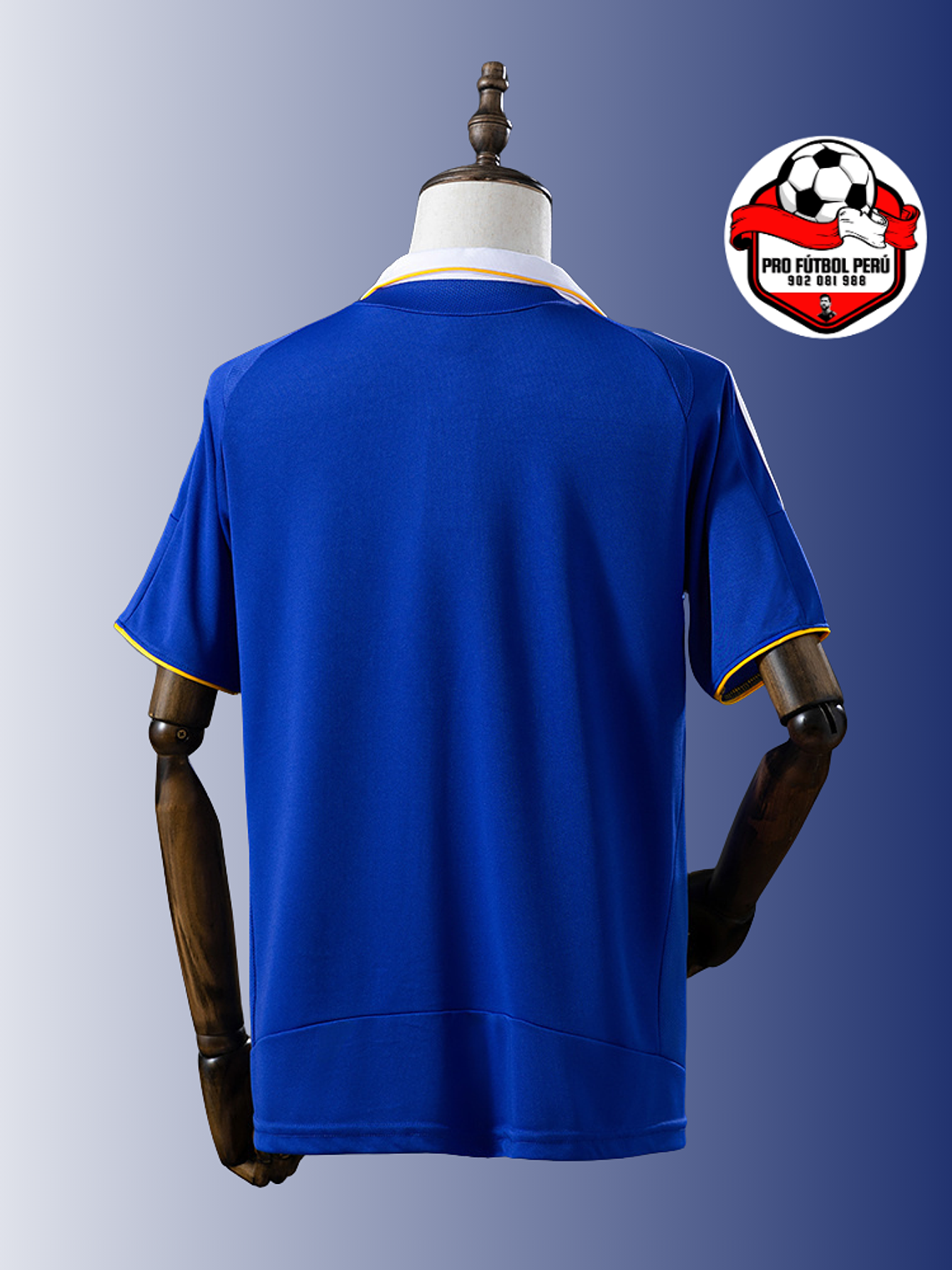 Camiseta local del Chelsea 2008 final de Champions 2