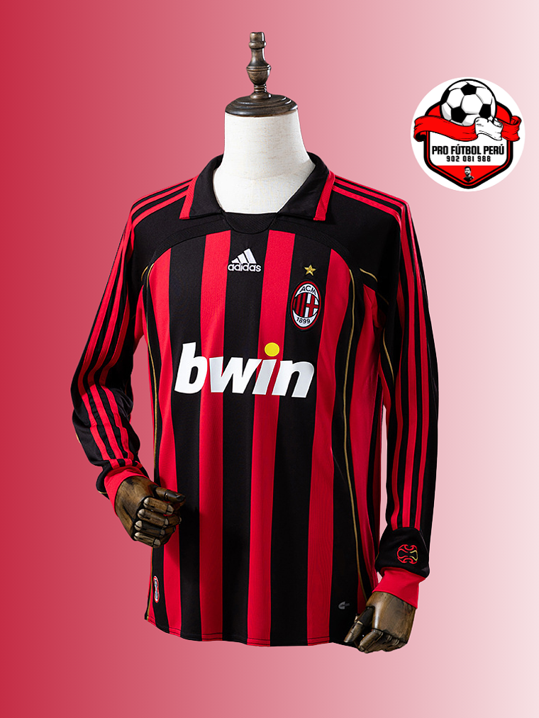 Camiseta local del AC MILAN 2007 1