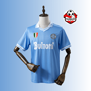 Camiseta local del Napoli 1987