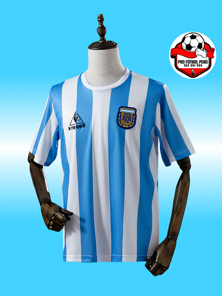 Camiseta local de Argentina 1986 1