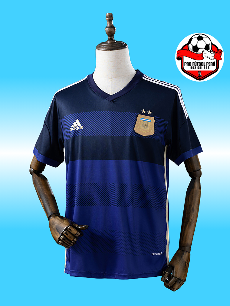 Camiseta visitante de Argentina 2014 final del Mundial 1
