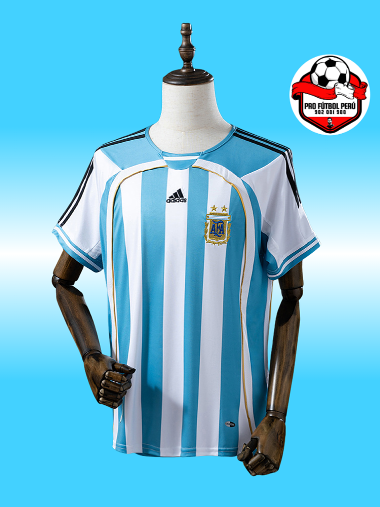 Camiseta local de Argentina 2006 copa del mundo 1