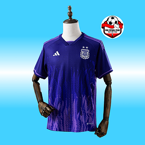 Camiseta visitante de Argentina Campeón del Mundo 2022