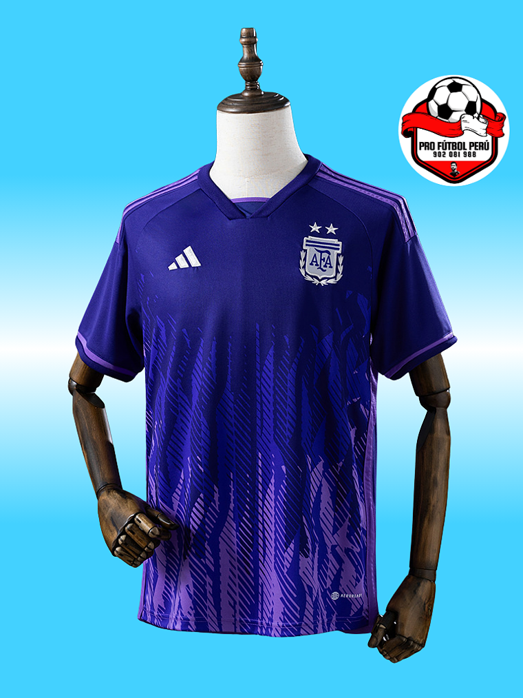 Camiseta visitante de Argentina Campeón del Mundo 2022 1
