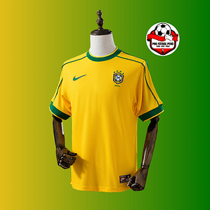 Camiseta local de Brasil copa del mundo 1998