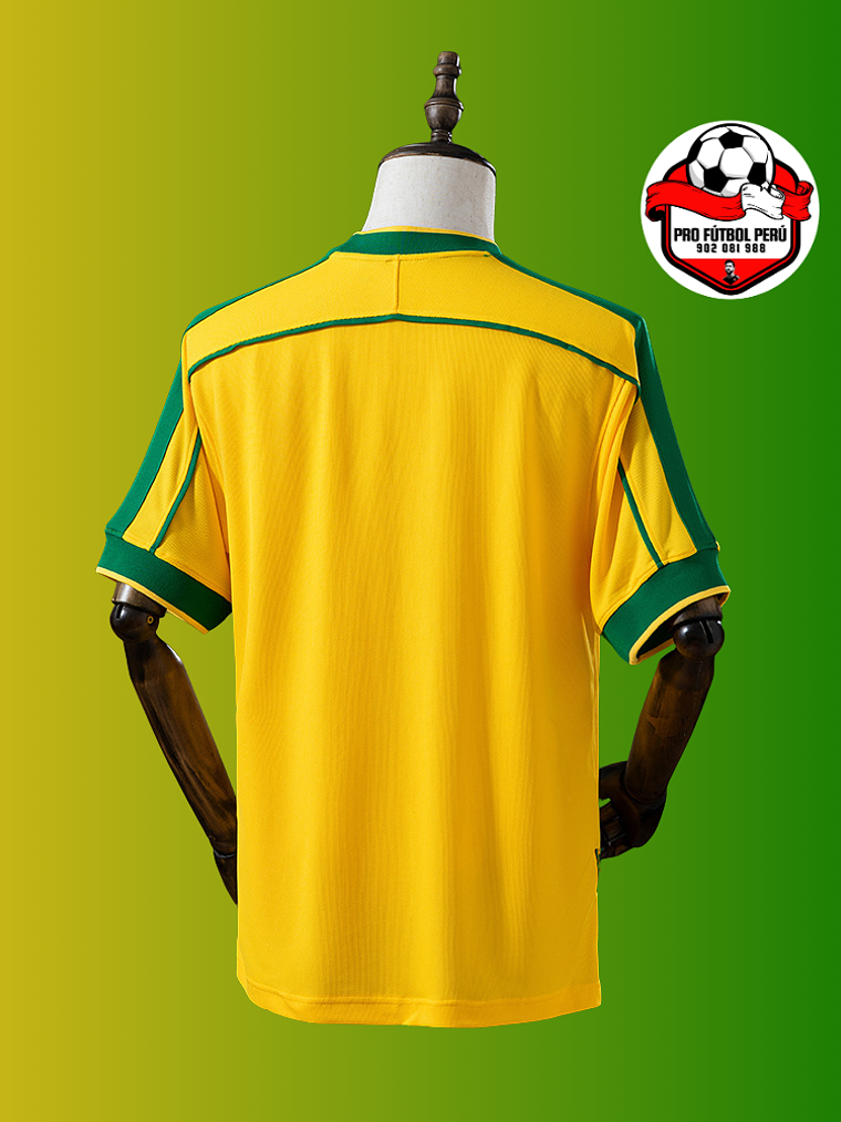 Camiseta local de Brasil copa del mundo 1998 2