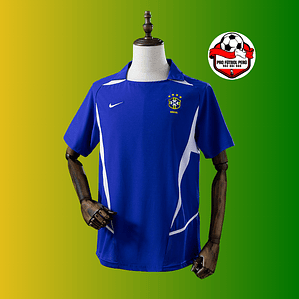Camiseta visitante de Brasil Campeón del Mundo 2002