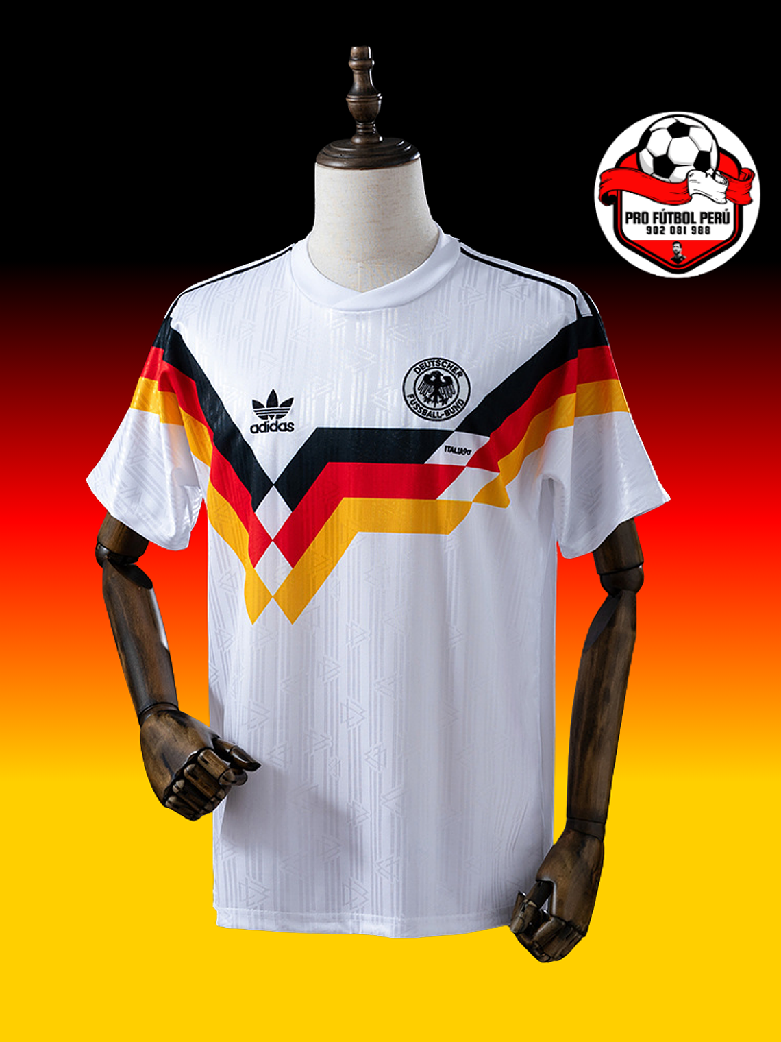 Camiseta local de Alemania Campeón del Mundo 1990  1