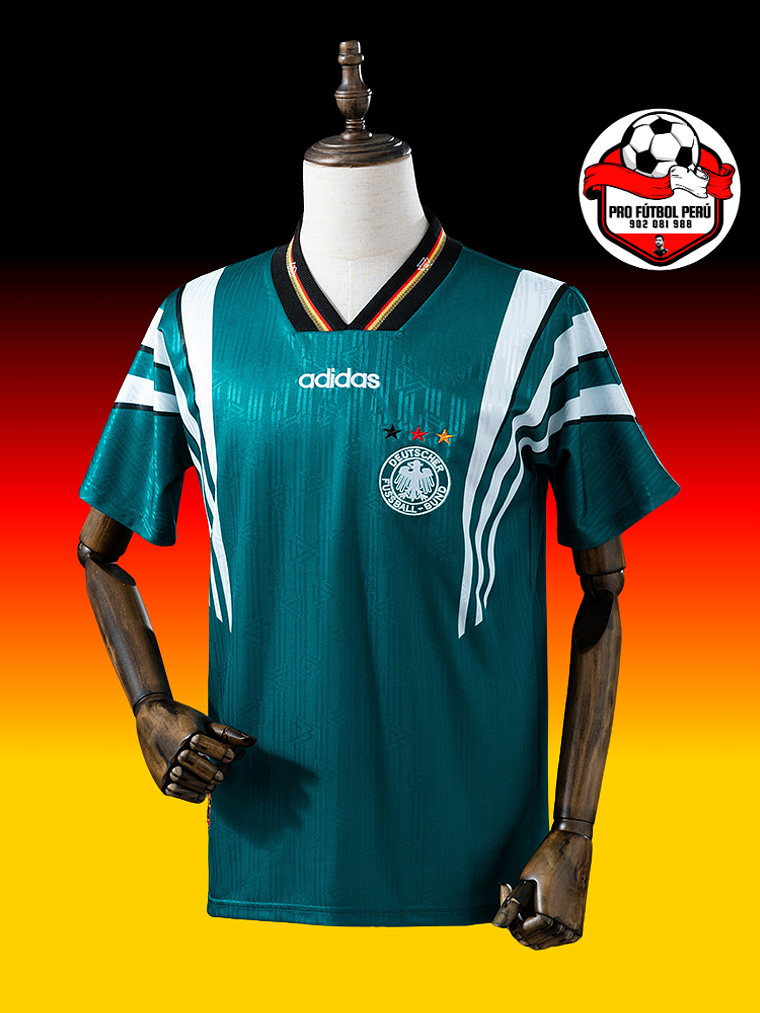 Camiseta visitante de Alemania 1996 1