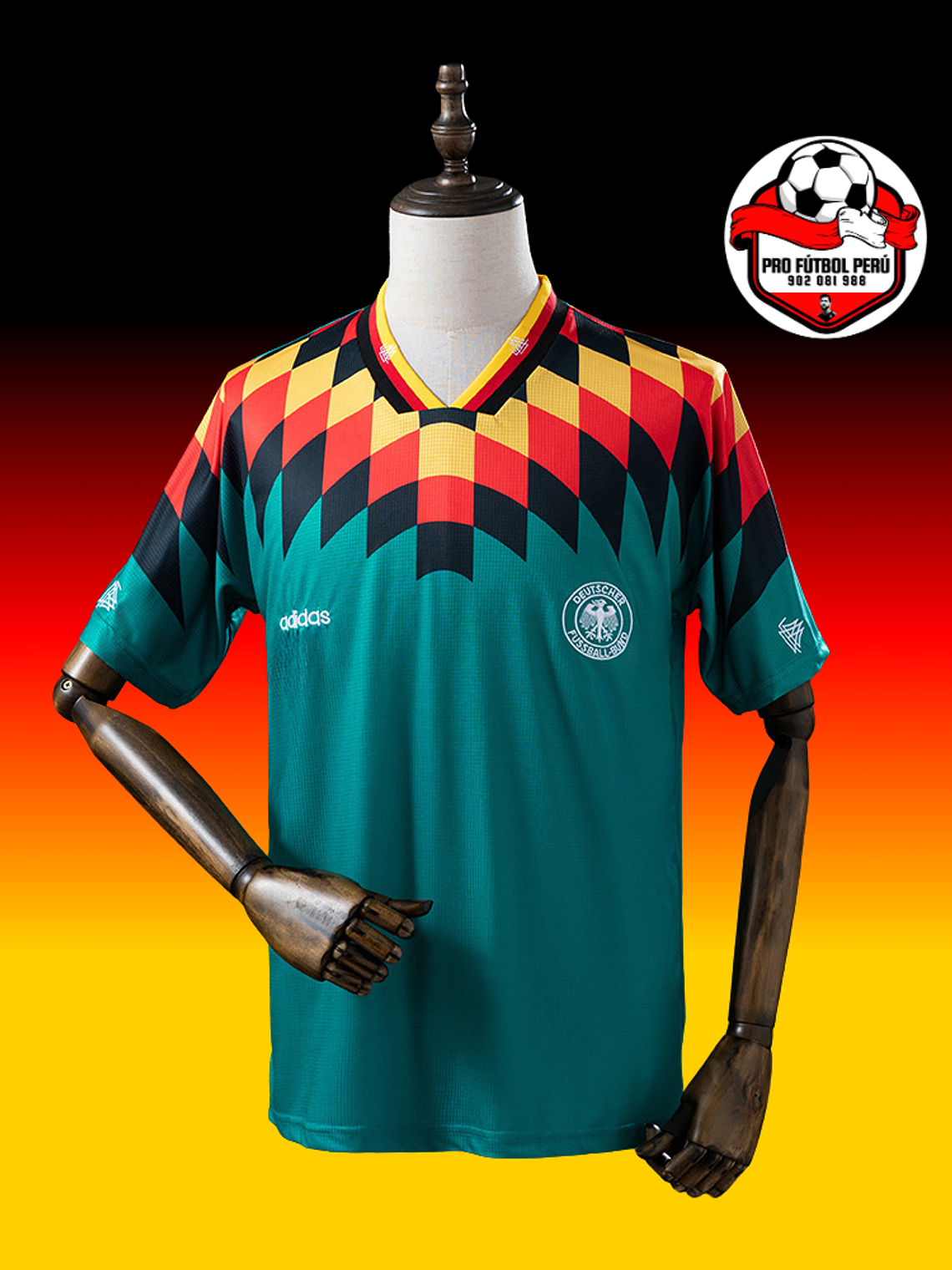 Camiseta visitante de Alemania copa del mundo 1994 1