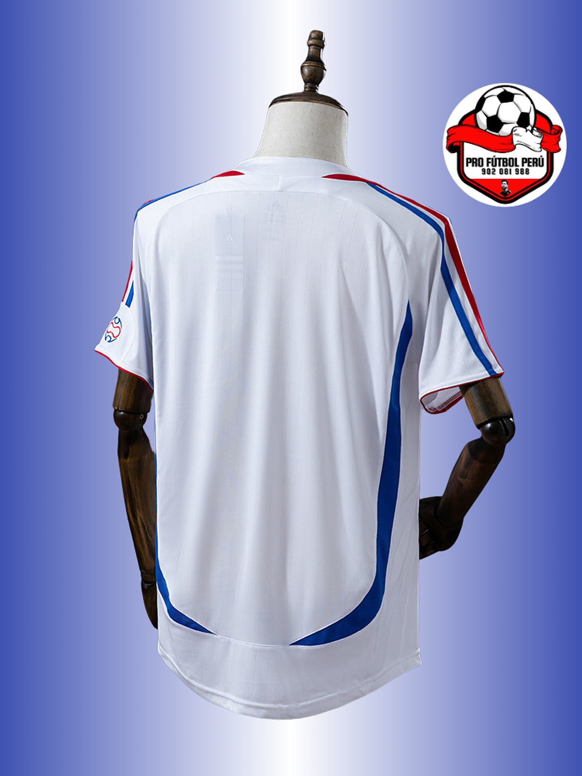 Camiseta visitante de Francia final del mundial 2006 2