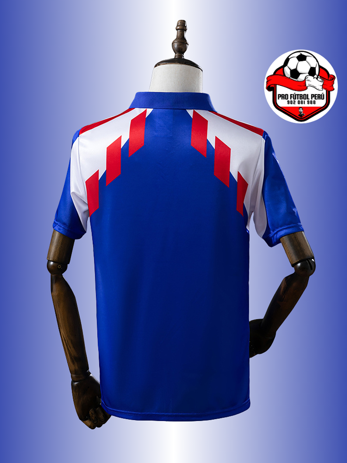Camiseta local de Francia copa del mundo 1990 2