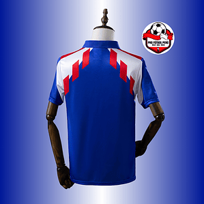 Camiseta local de Francia copa del mundo 1990