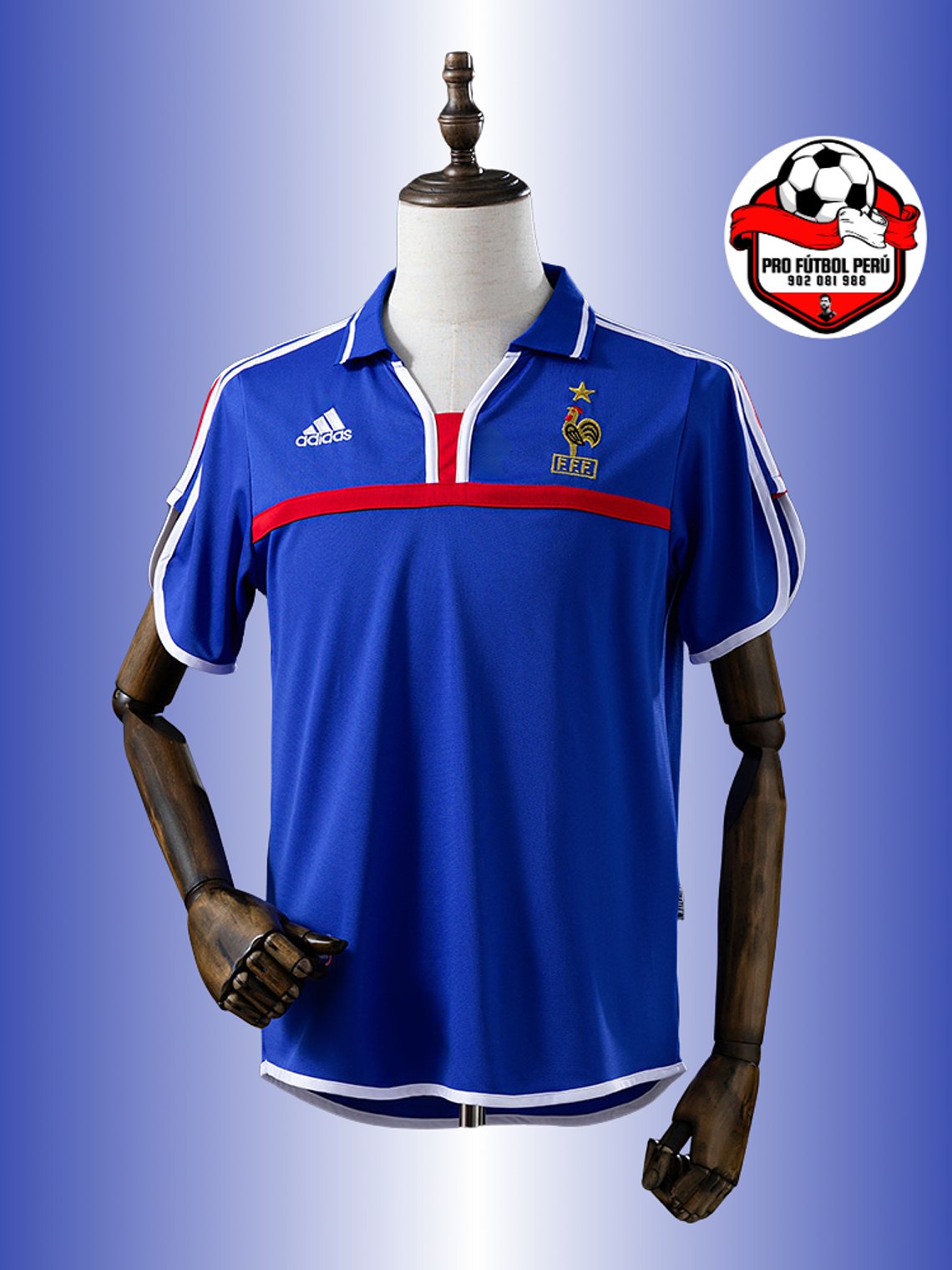 Camiseta local de Francia 2000 1