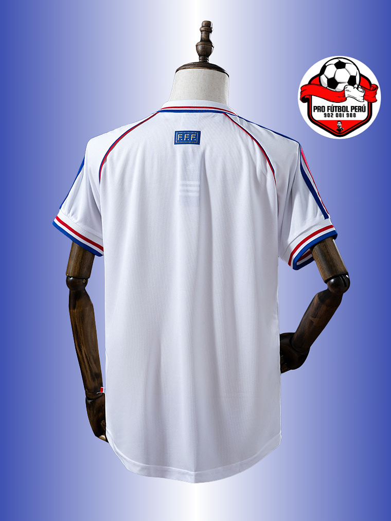 Camiseta visitante de Francia Campeón del Mundo 1998 2
